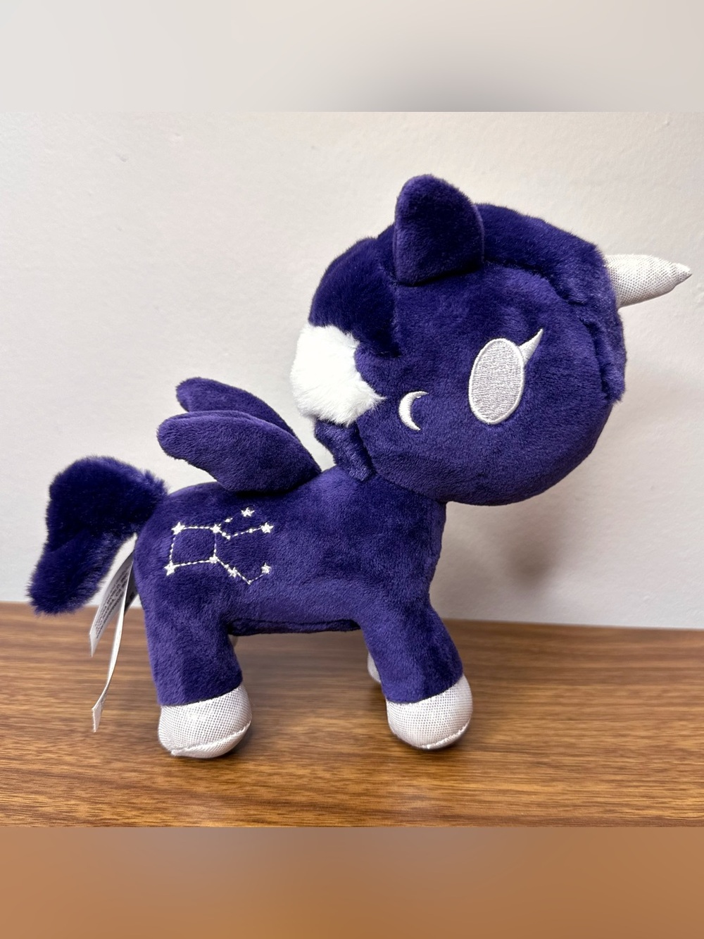 Tokidoki Unicorno Galactica Celestial Star Astronomy Purple Silver 8” Plush